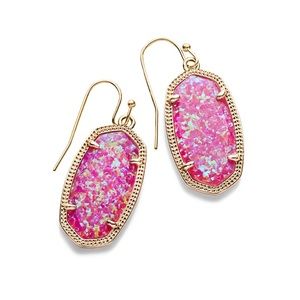 Kendra Scott Fuchsia Kyocera Opal Dani Earrings